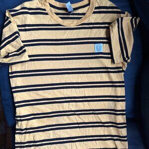 UW Oshkosh Yellow and Black Striped T-shirt